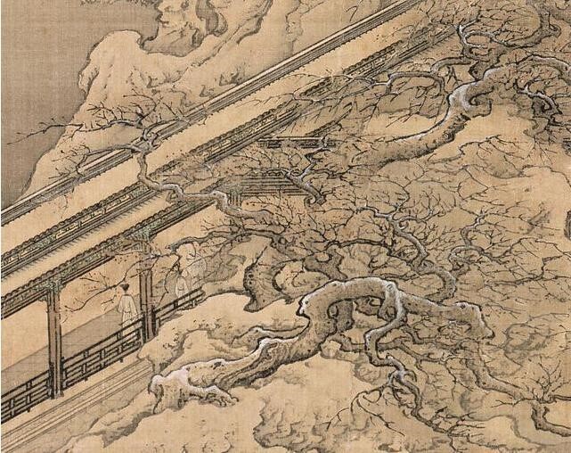 赏雪秘籍--中外攻略笔下的雪景图5名家上古重制版卷轴图片